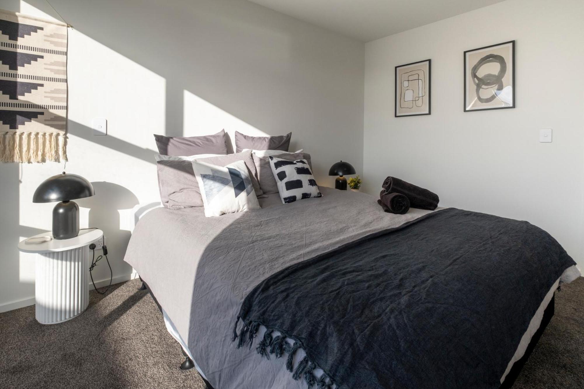 Luxury 2 Bed Townhome In Cbd Christchurch Dış mekan fotoğraf