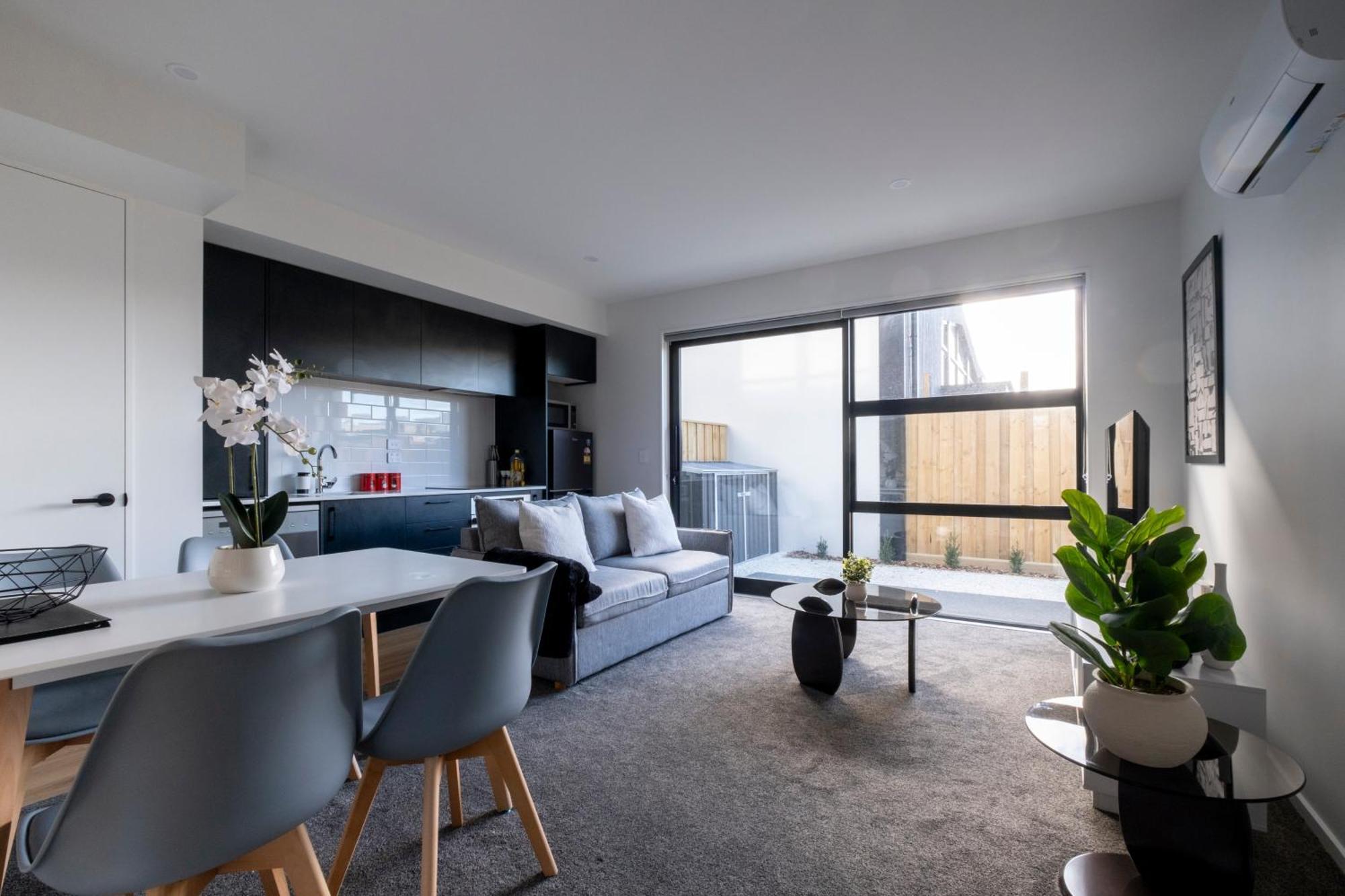 Luxury 2 Bed Townhome In Cbd Christchurch Dış mekan fotoğraf