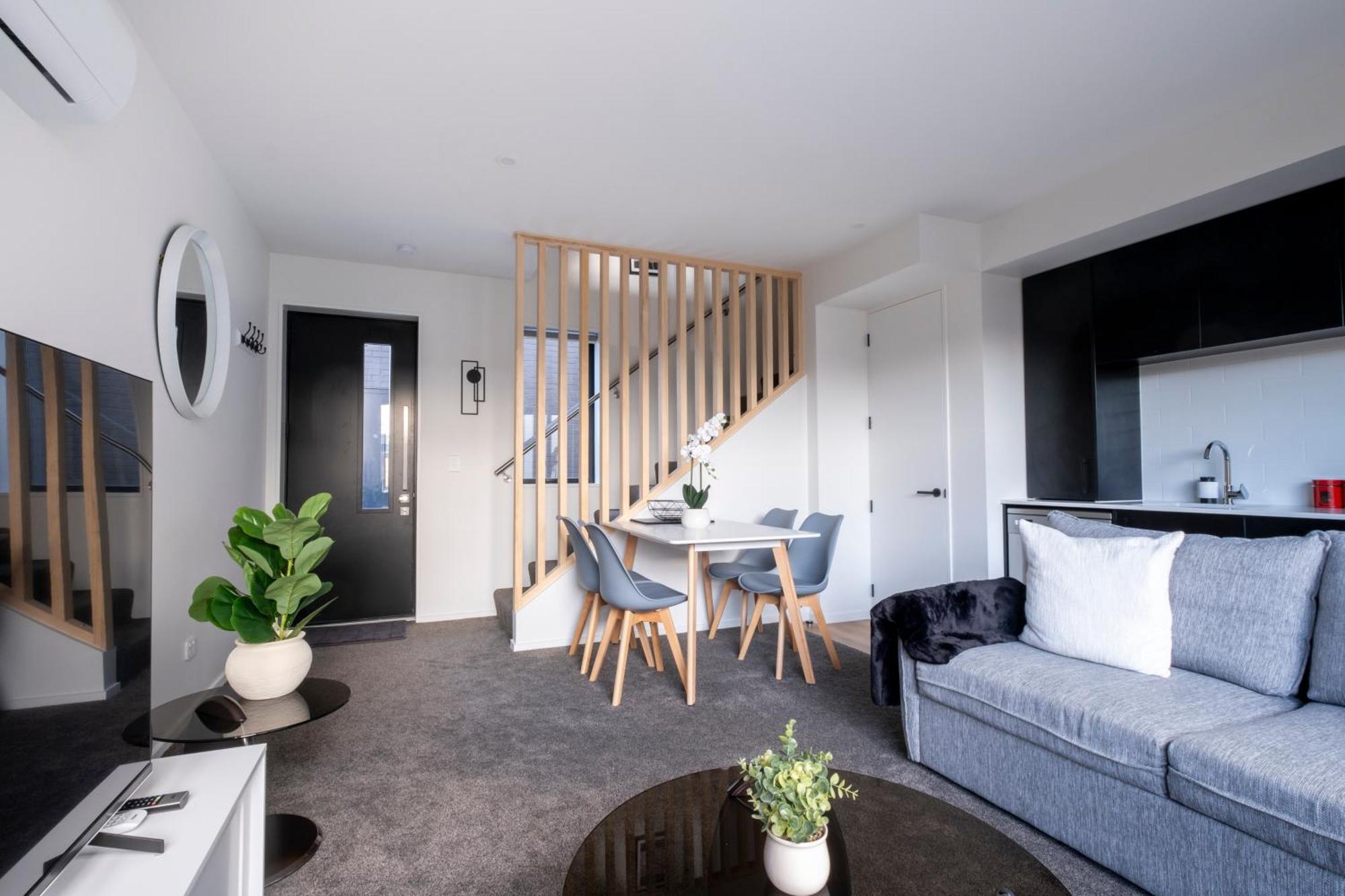 Luxury 2 Bed Townhome In Cbd Christchurch Dış mekan fotoğraf