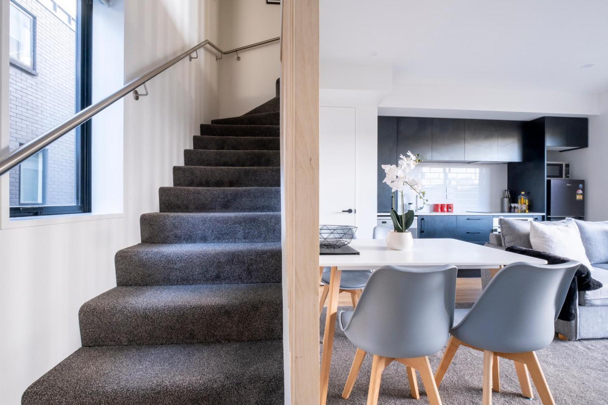 Luxury 2 Bed Townhome In Cbd Christchurch Dış mekan fotoğraf