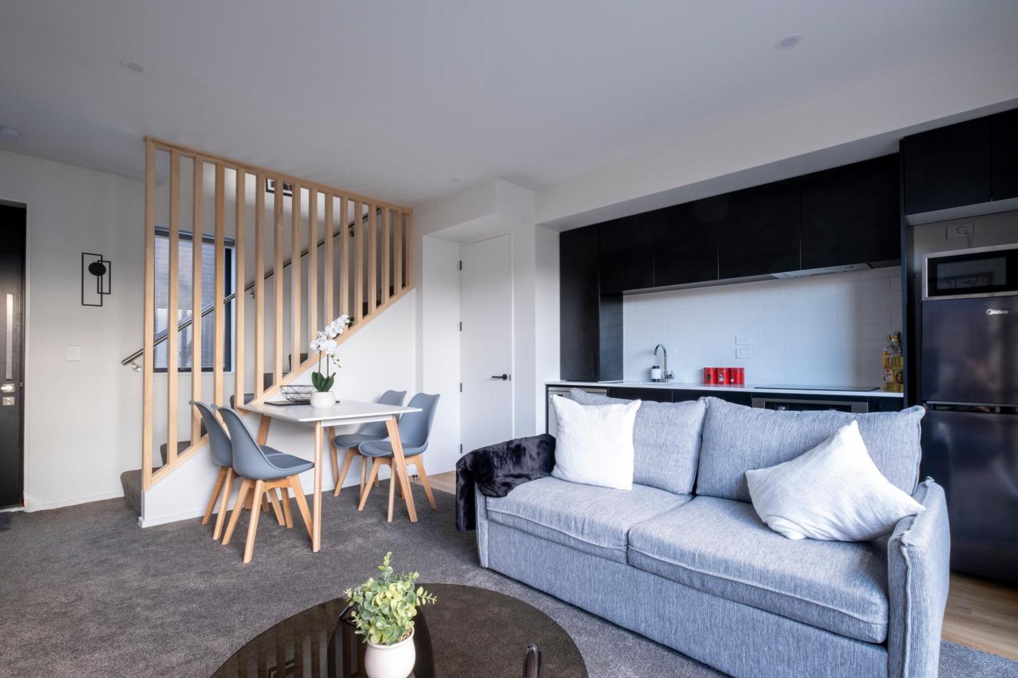 Luxury 2 Bed Townhome In Cbd Christchurch Dış mekan fotoğraf